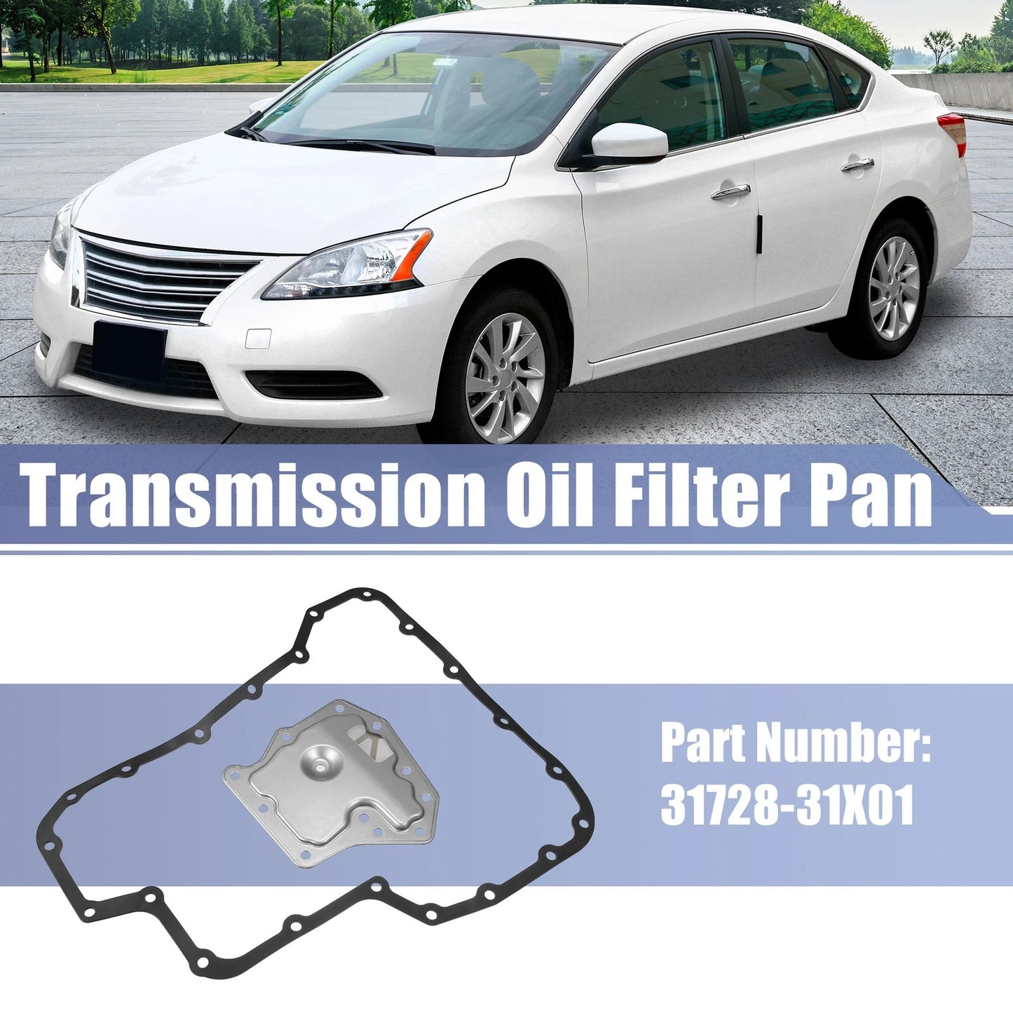Transmission Filter & Oil Pan Gasket Set for Nissan Sentra (2000-2006)