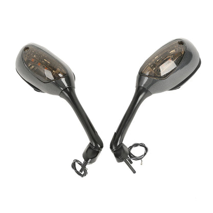 Rearview Mirrors with Turn Signals for Suzuki GSXR600 GSXR750 GSXR1000 (2005-2025)