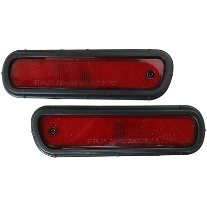 Rear Bumper Side Markers 2 x Red for Honda Accord Acura Civic Prelude