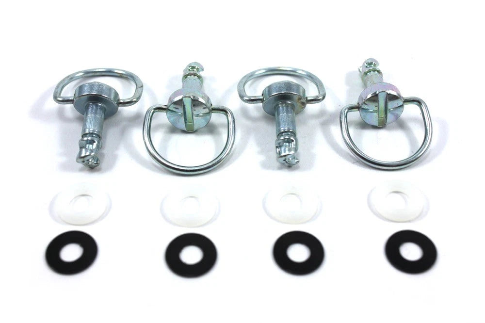 4x Dzus Bolts Dzus Fasteners Quick Release Quarter Turn Motorcycle Fairing 17mm