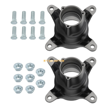 2x Front Wheel Hubs w/Studs for Polaris Magnum 500 425 325 Scrambler 400 500