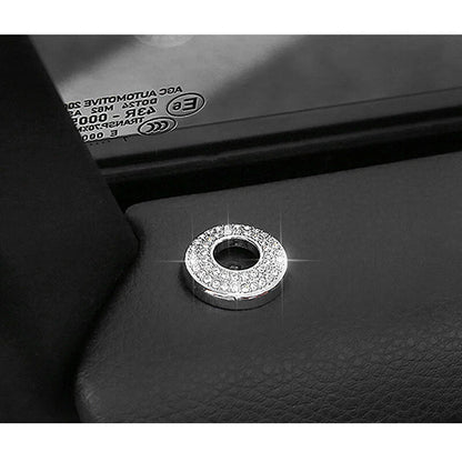 4pcs Crystal Door Lock Pin Cover Decor Trim Fit For Porsche Macan 2015-2020