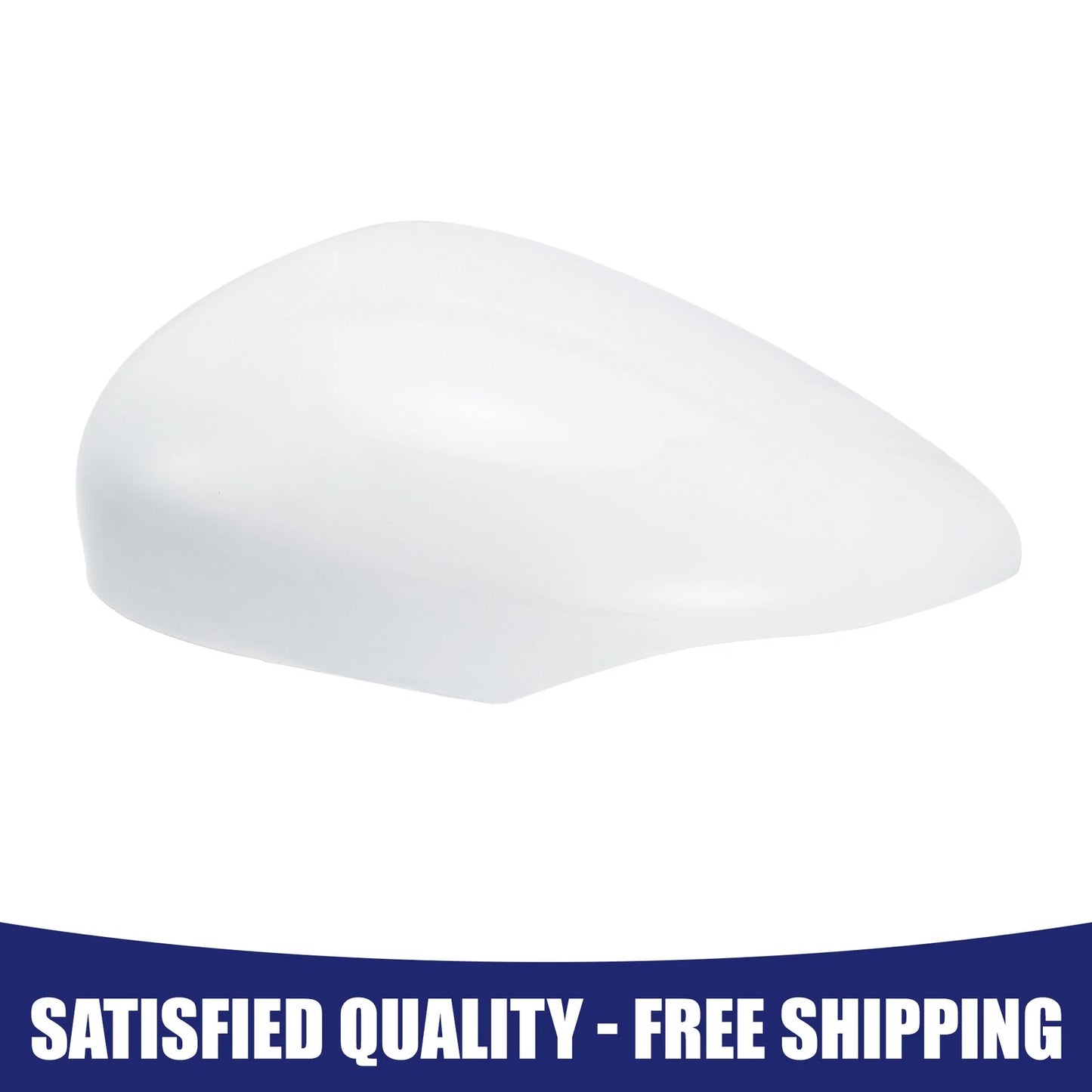 Left Passenger Side Wing Mirror Cap Cover White for Ford Fiesta