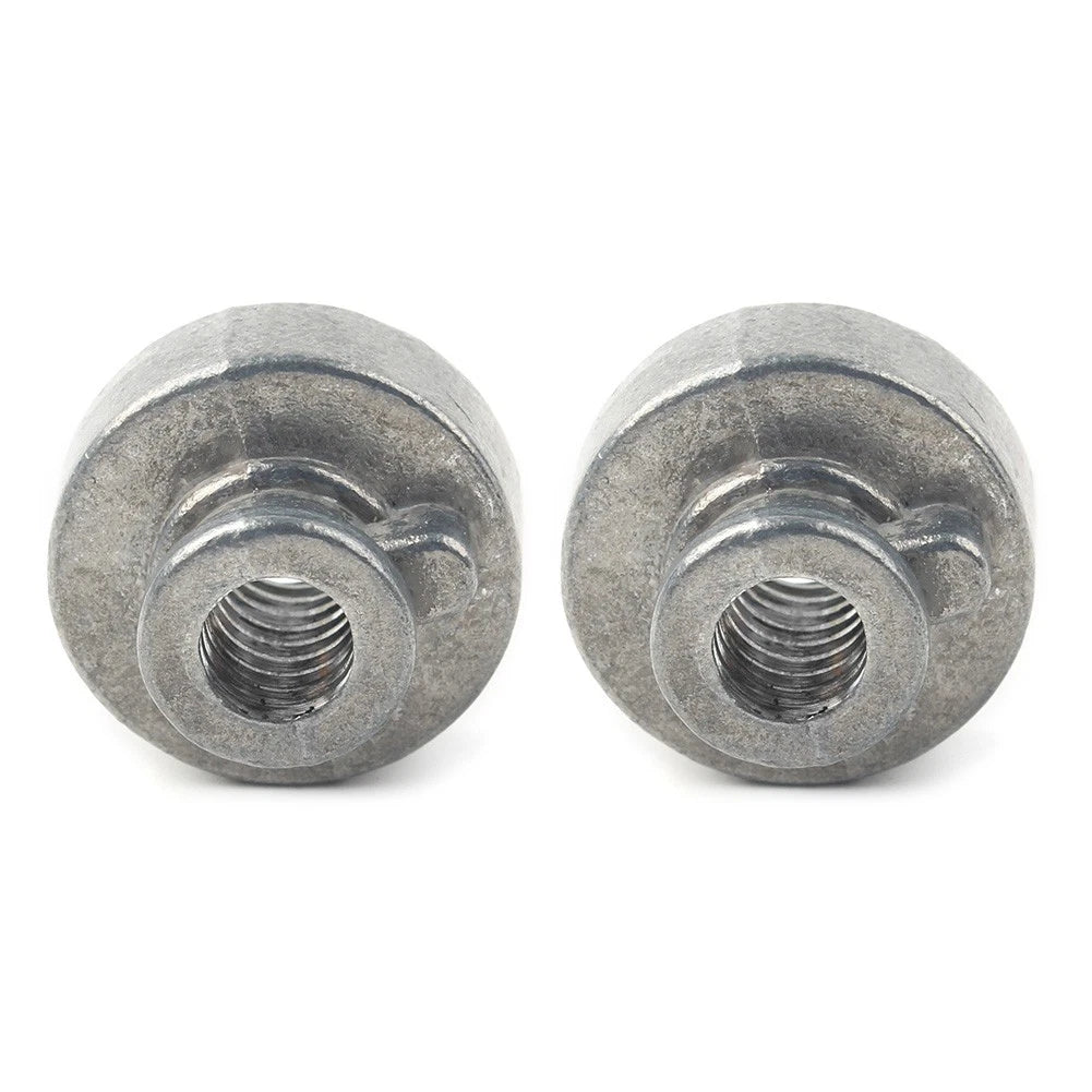 2 x Rear Fender Passenger Seat Bolt Tab Screw Nut Cover for Harley Davidson