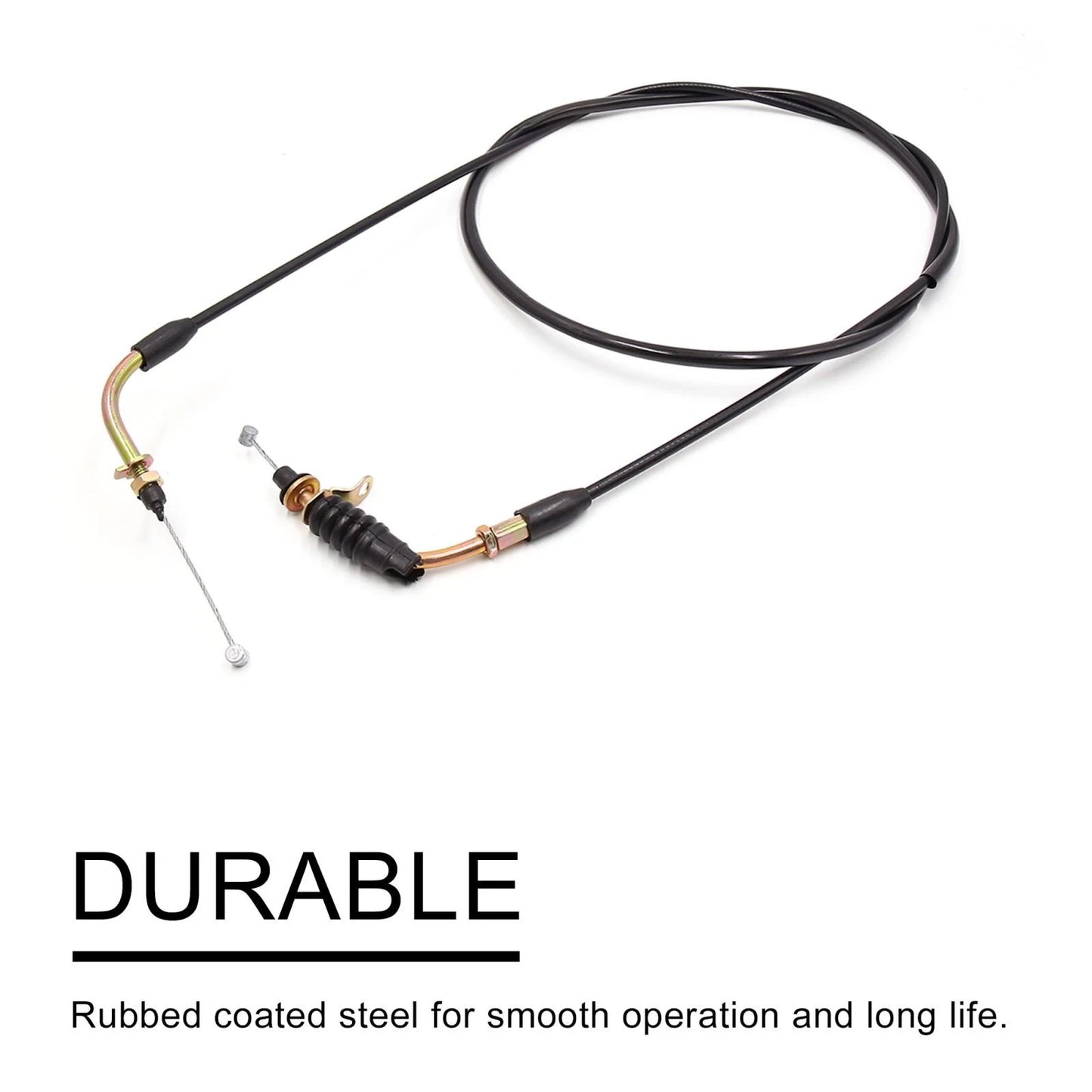 65.7" Rubber Coated Throttle Cable Wire for Yamaha JOG