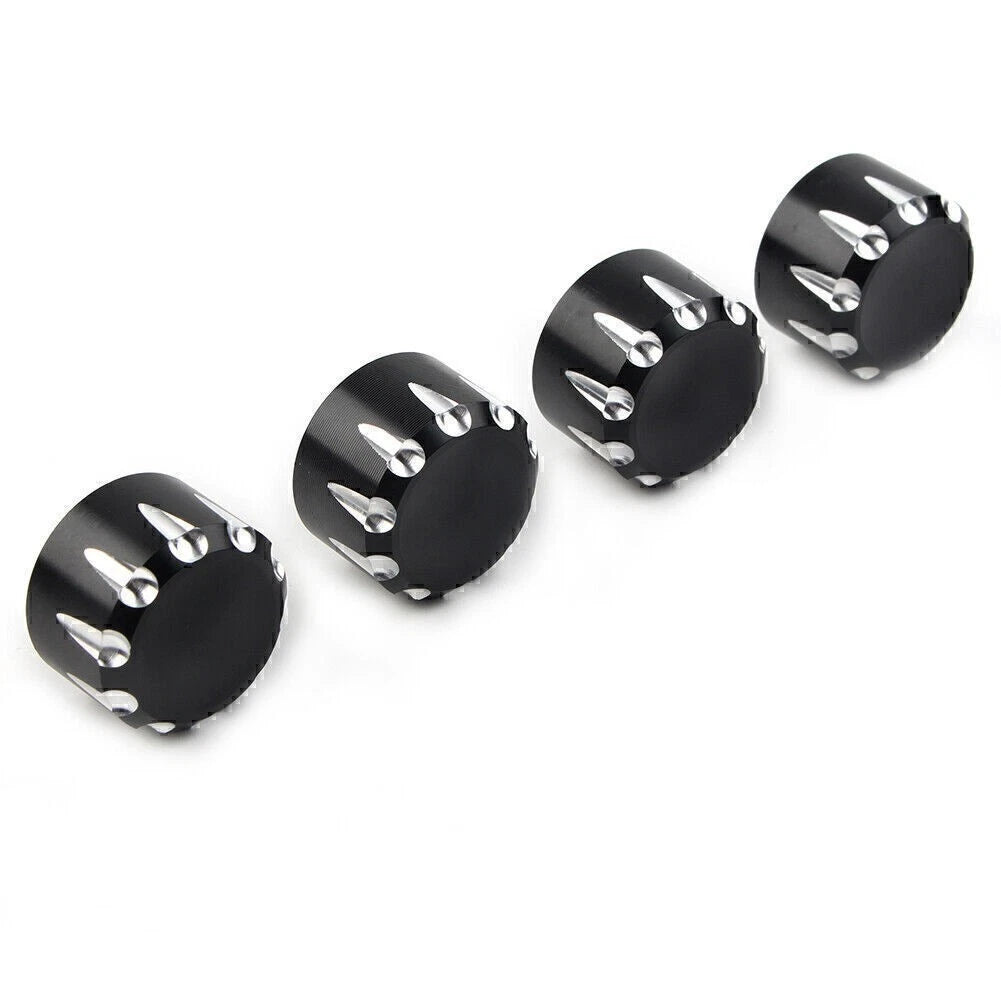 4 x Black Engine Screw Topper Cover Head Bolt Caps for Harley 883