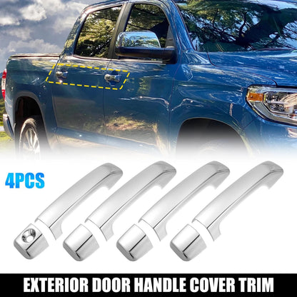 4pcs Side Door Handle Cover Trim for Toyota Tundra (2007–2020)