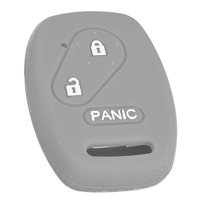 Gray 3 Button Key Shell Cover Protector for Honda Civic CR-V Pilot (2006-2021)