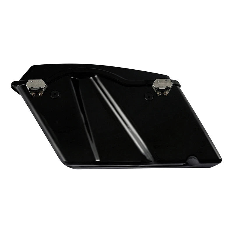 Matte Black Saddlebags Chrome Conversion Bracket for Harley Softail (1984-2017)