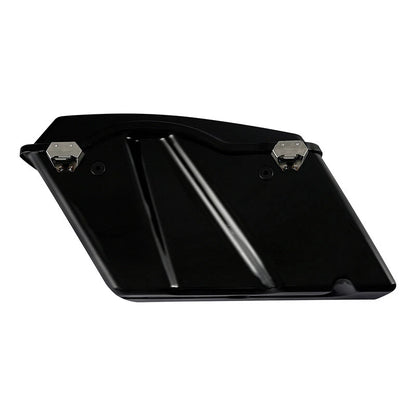 Matte Black Saddlebags Chrome Conversion Bracket for Harley Softail (1984-2017)