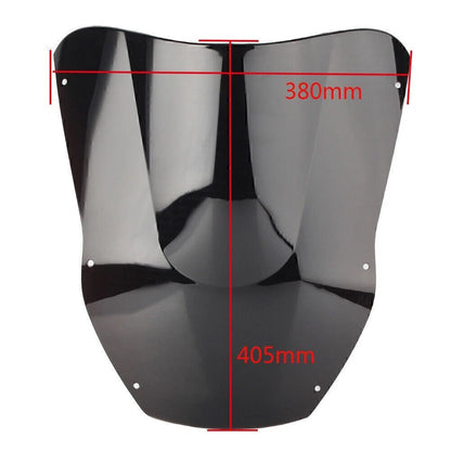 Double Bubble Windshield for Kawasaki Ninja ZX12R 00-01 Clear