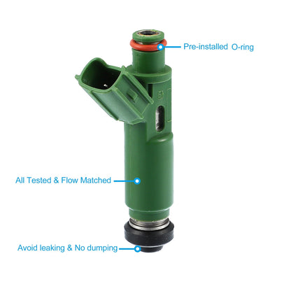 4 Pcs Fuel Injector Nozzle for Toyota Corolla 1.8L (1999-2006)