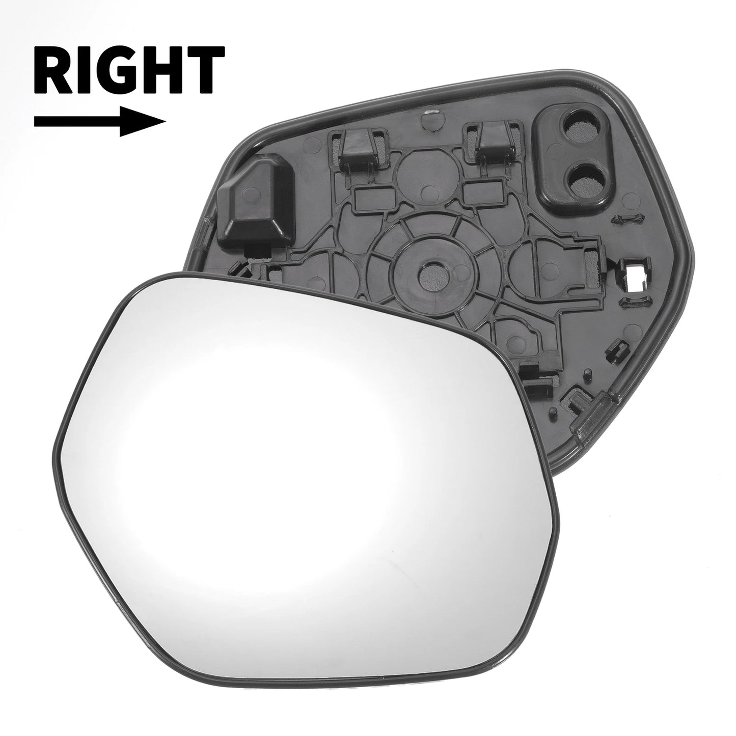 Right Side White Mirror Glass w/ Back Non-heated for Honda HR-V (2014-2020)