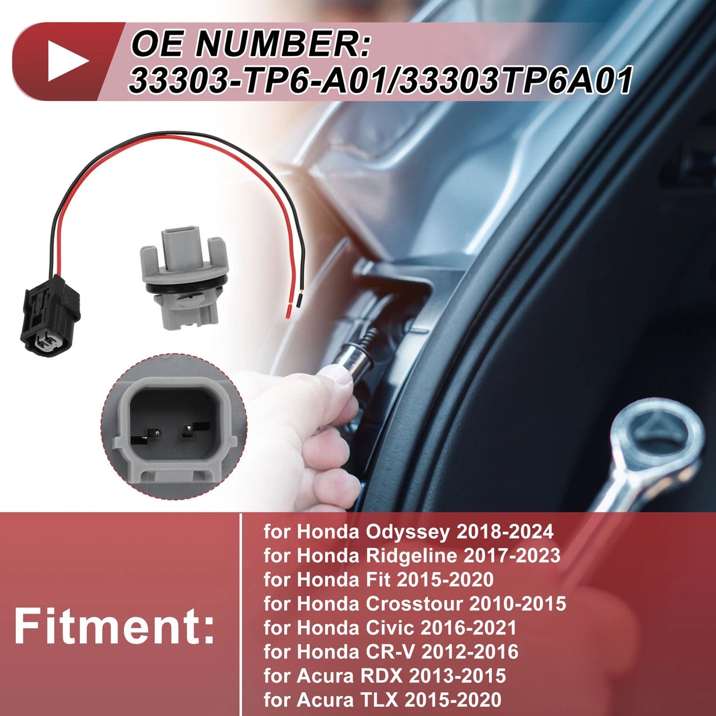 Tail Light Socket Wiring for Honda Odyssey (2018-2024)
