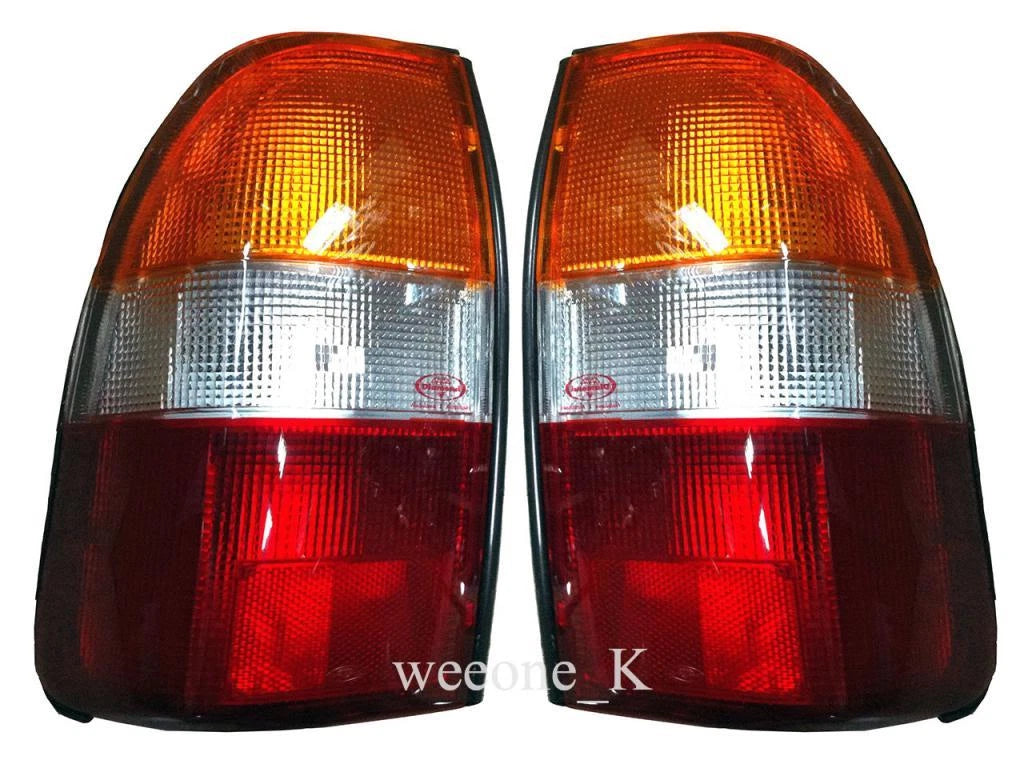 2 x Standard Tail Rear Light Lamps for Mitsubishi L200 (1995-2005)
