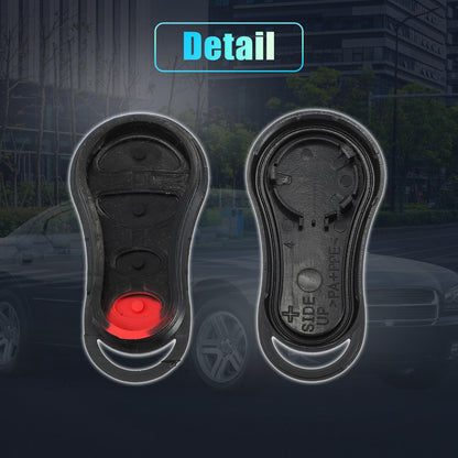 Keyless Entry Remote Key Shell Cover for Jeep & Dodge (2007-2023)