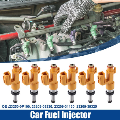 6x Fuel Injector Nozzle for Toyota Avalon XSE (2019–2020)
