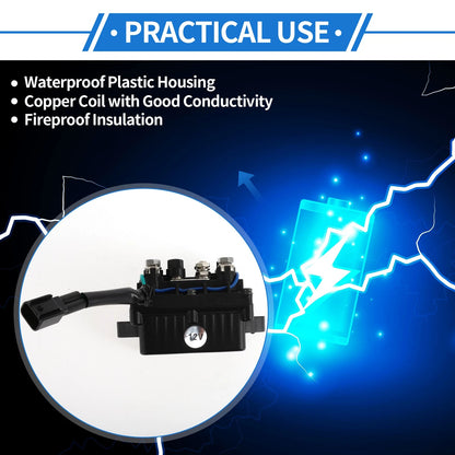 Marine Outboard Trim Solenoid Relay 12V 8 Terminal for Yamaha 4 Stroke Engine