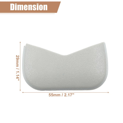 Gray Sun Visor Bolt Covers for Nissan Altima (2013-2023)