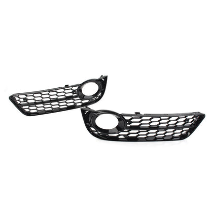 Honeycomb Mesh Fog Light Grille Covers for Audi A5 (2008-2011)
