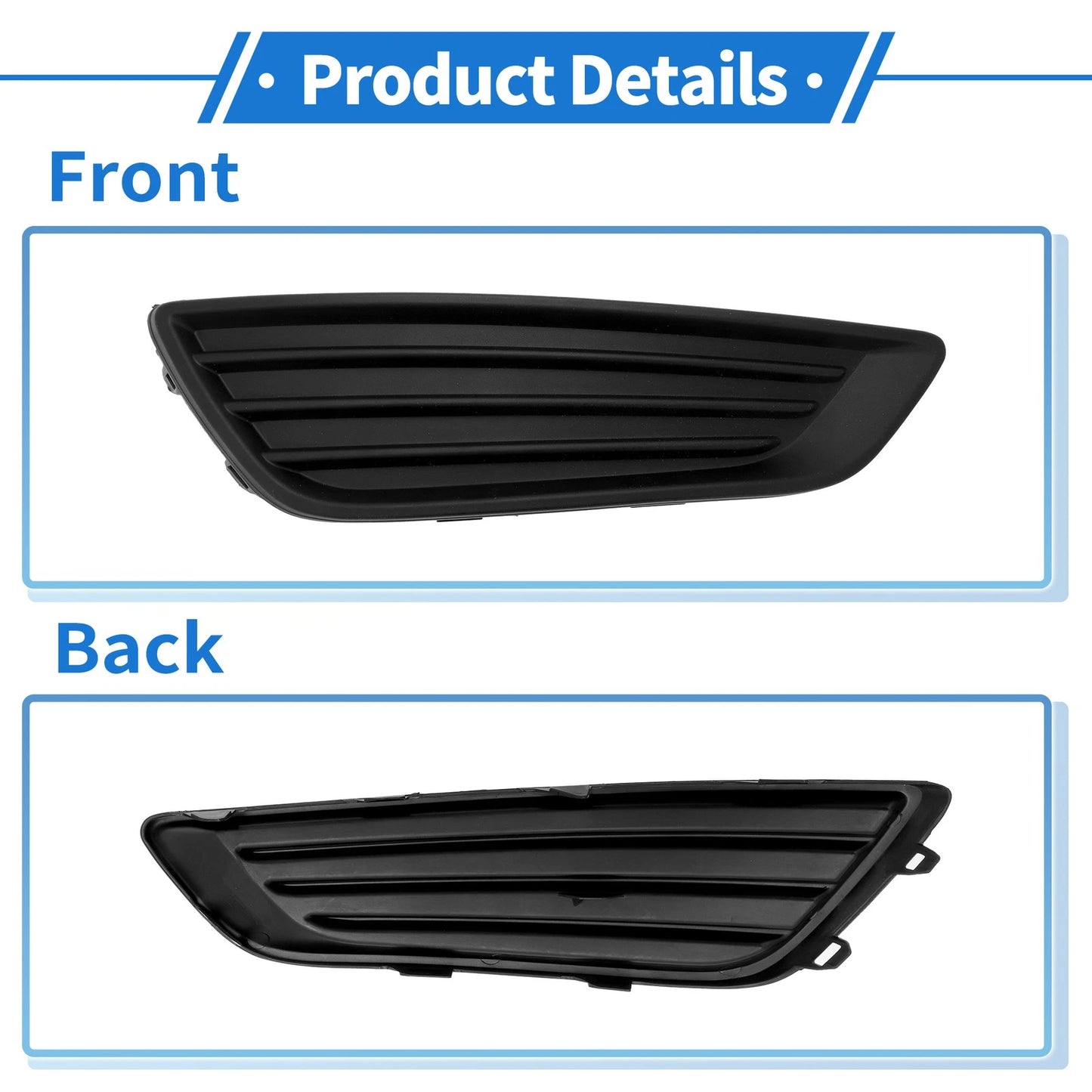 Front Right Fog Light Grill for Ford Focus (2015-2018)