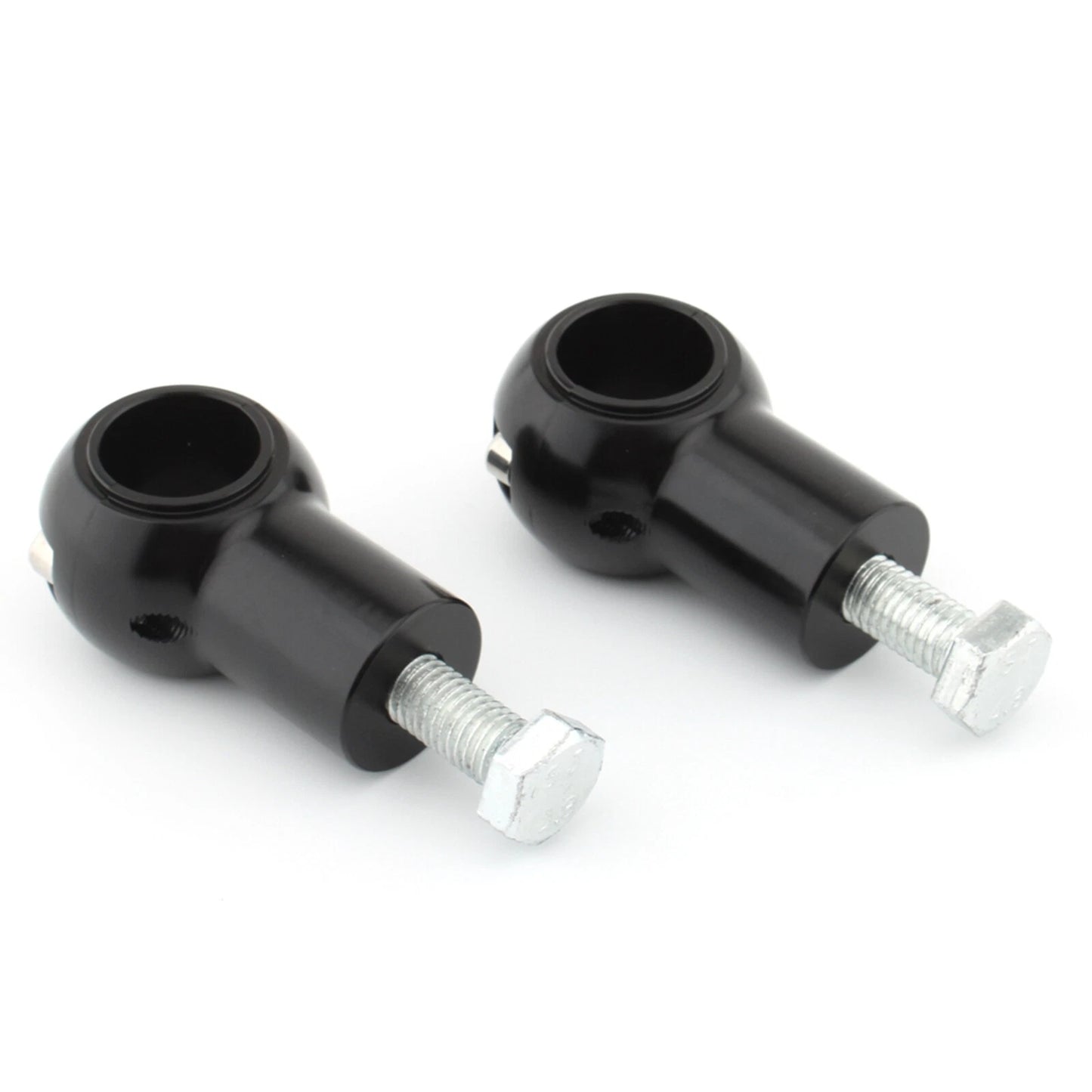 2 x Black Handlebar Risers for Universal Motorcycle (1" Bar)