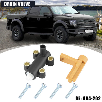 Fuel Bowl Water Separator Drain Valve Set for Ford F250 F350 F450 F550 (1999-2003)
