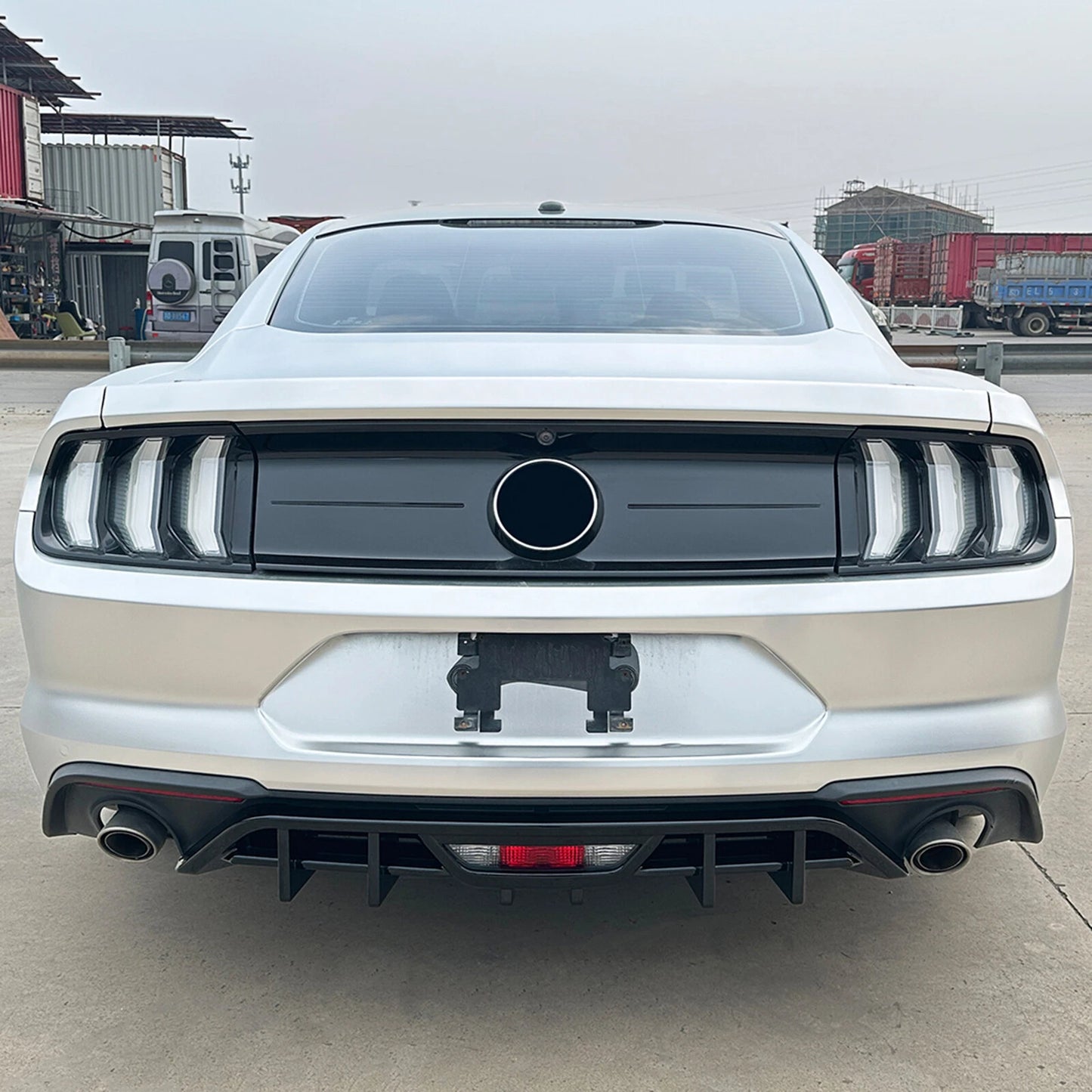 Rear Bumper Diffuser Lip for Ford Mustang MK6.5 (2018-2023)