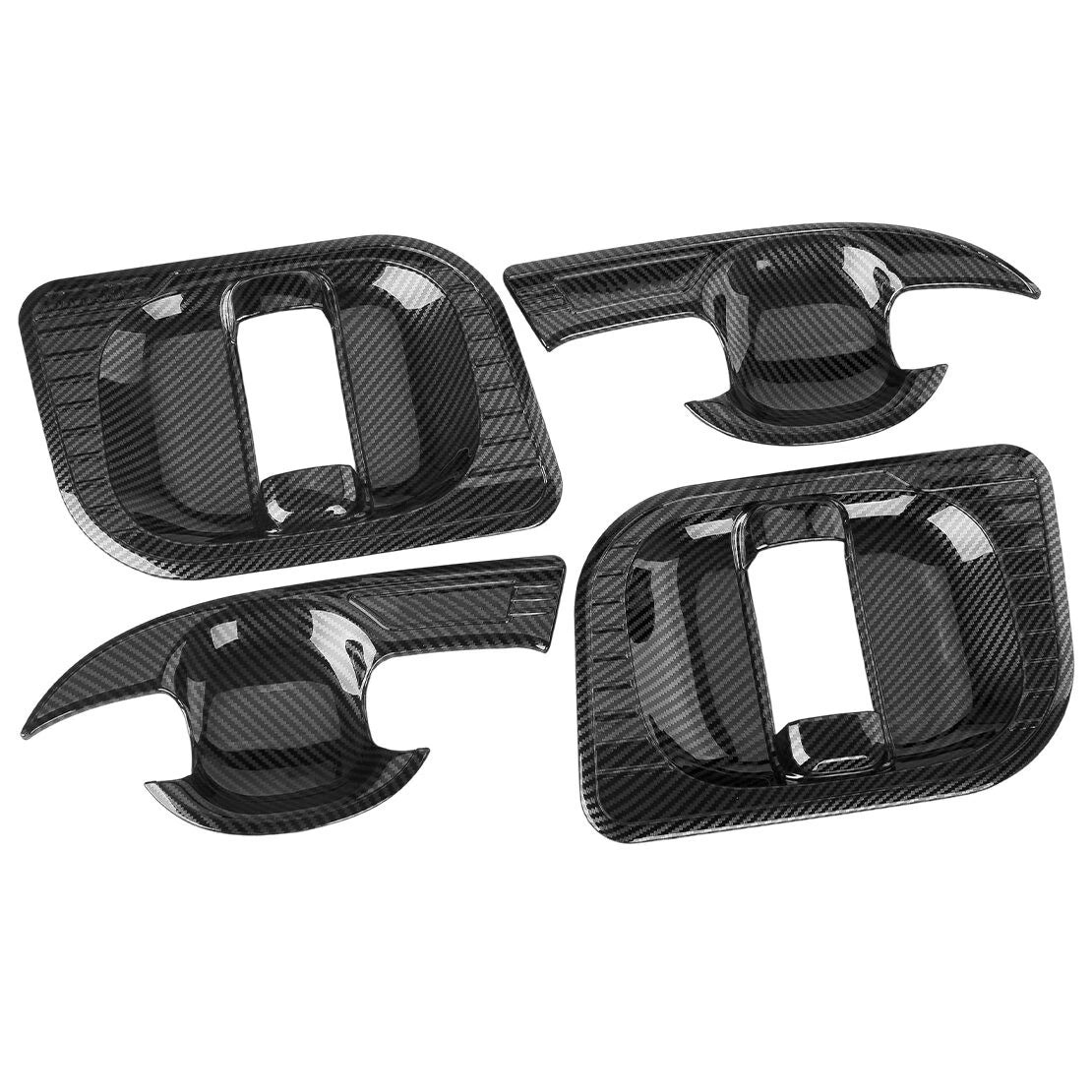 ABS Carbon Fiber Door Handle & Bowl Cup Cover for Toyota Hiace (2005-2023)