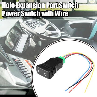 Hole Expansion Port Power Switch with Wire for Toyota Alphard (2015-2023)