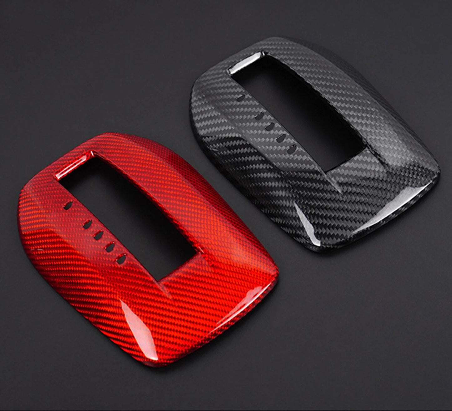 Gear Shift Panel Cover for Chevrolet Camaro (2010-2015) Black Carbon Fiber