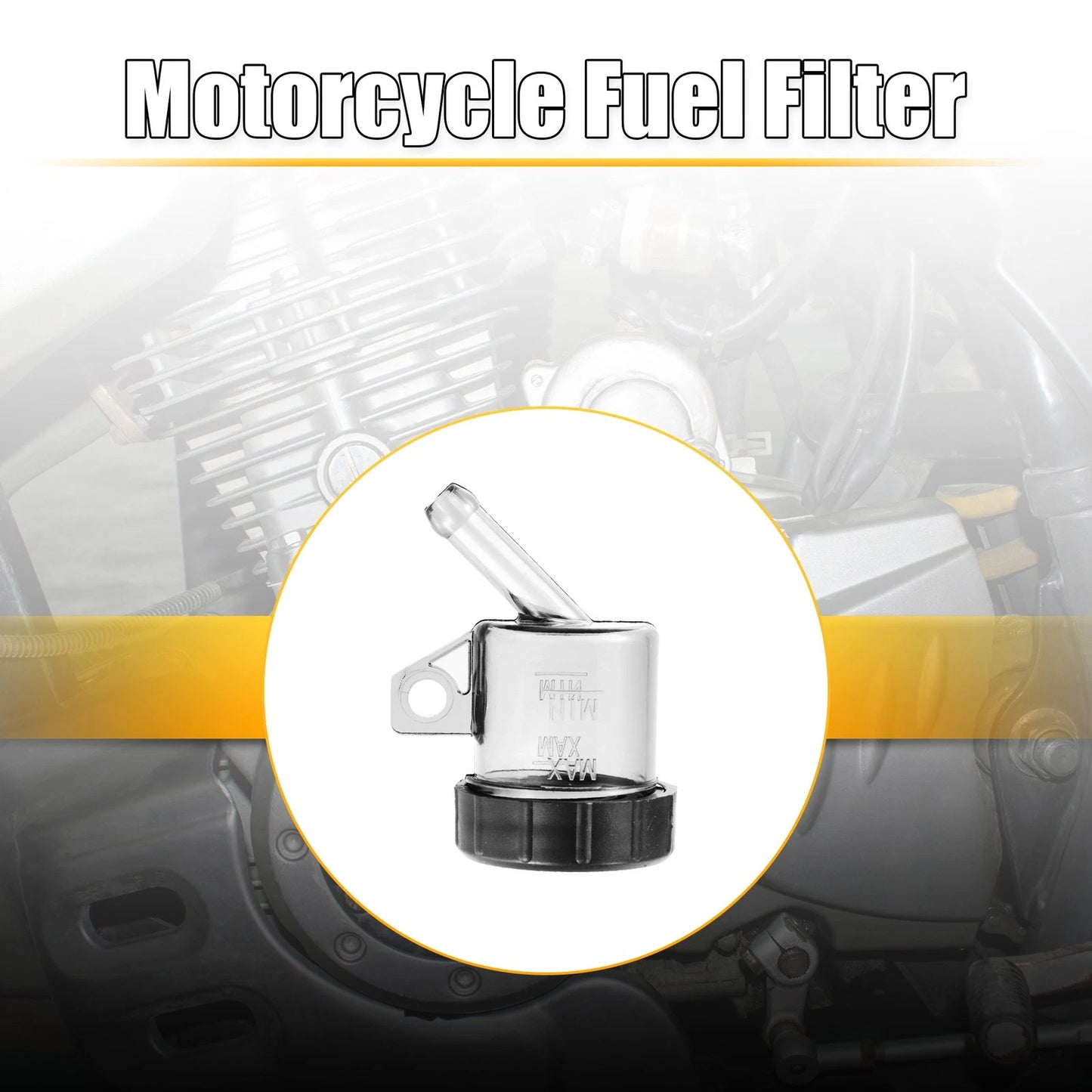Oil Tank Reservoir Oil Cup Clear for Motorcycle