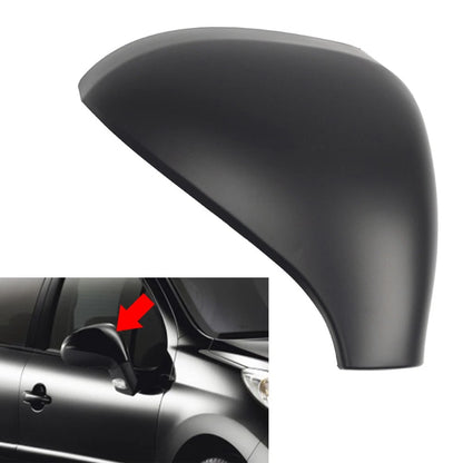 Right Door Side Rear View Mirror Cover Cap Matte Black for Peugeot 207 (06-15)
