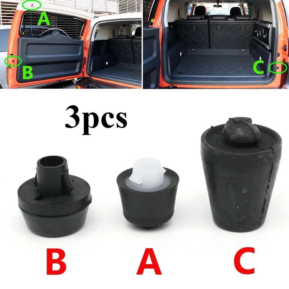 Rear Trunk Tailgate Buffer Pad Trim for Toyota FJ Cruiser (2007–2020)