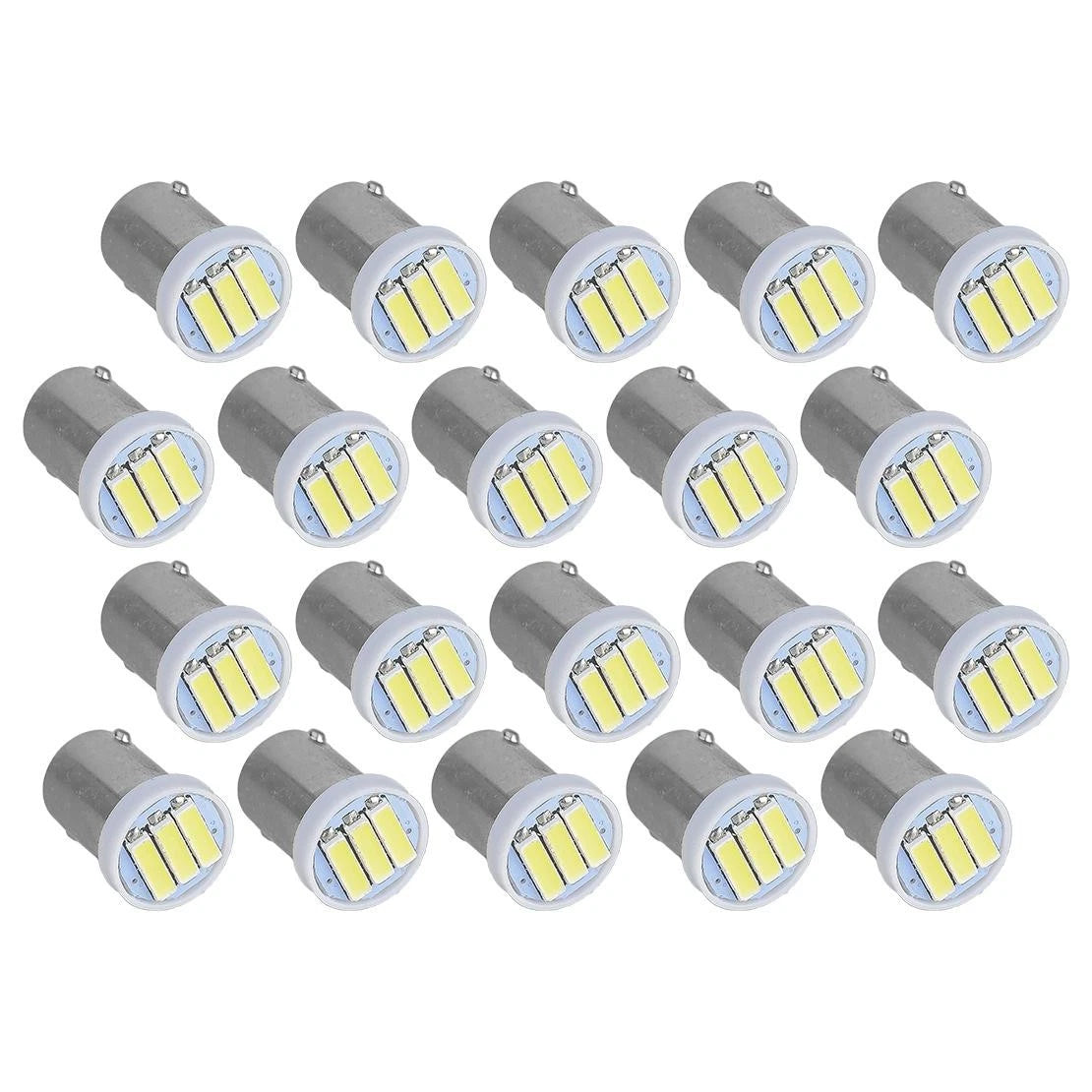 20 x BA9S T4W 7020 LED Dome Map Side Marker Bulbs for Car