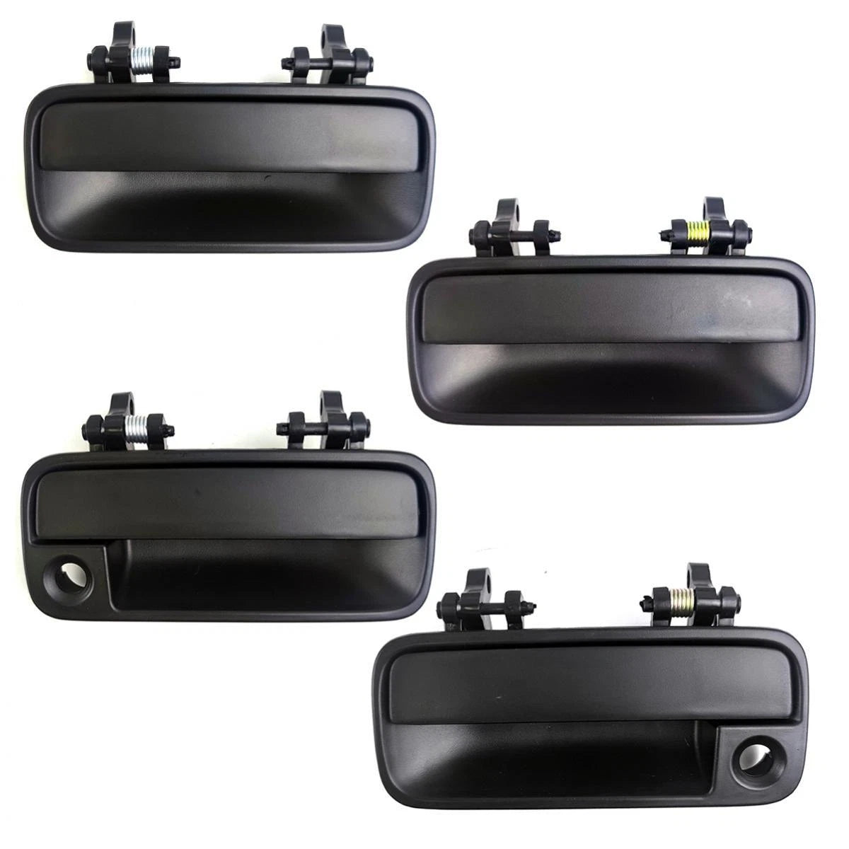 Exterior Door Handle Black Set 4 Fits Honda Civic EC ED EE 4D Sedan 1988-91 D06