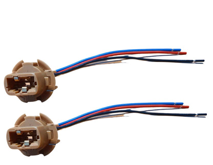 2 x Wedge Light Globe Socket Connector For Dual Filament Globe