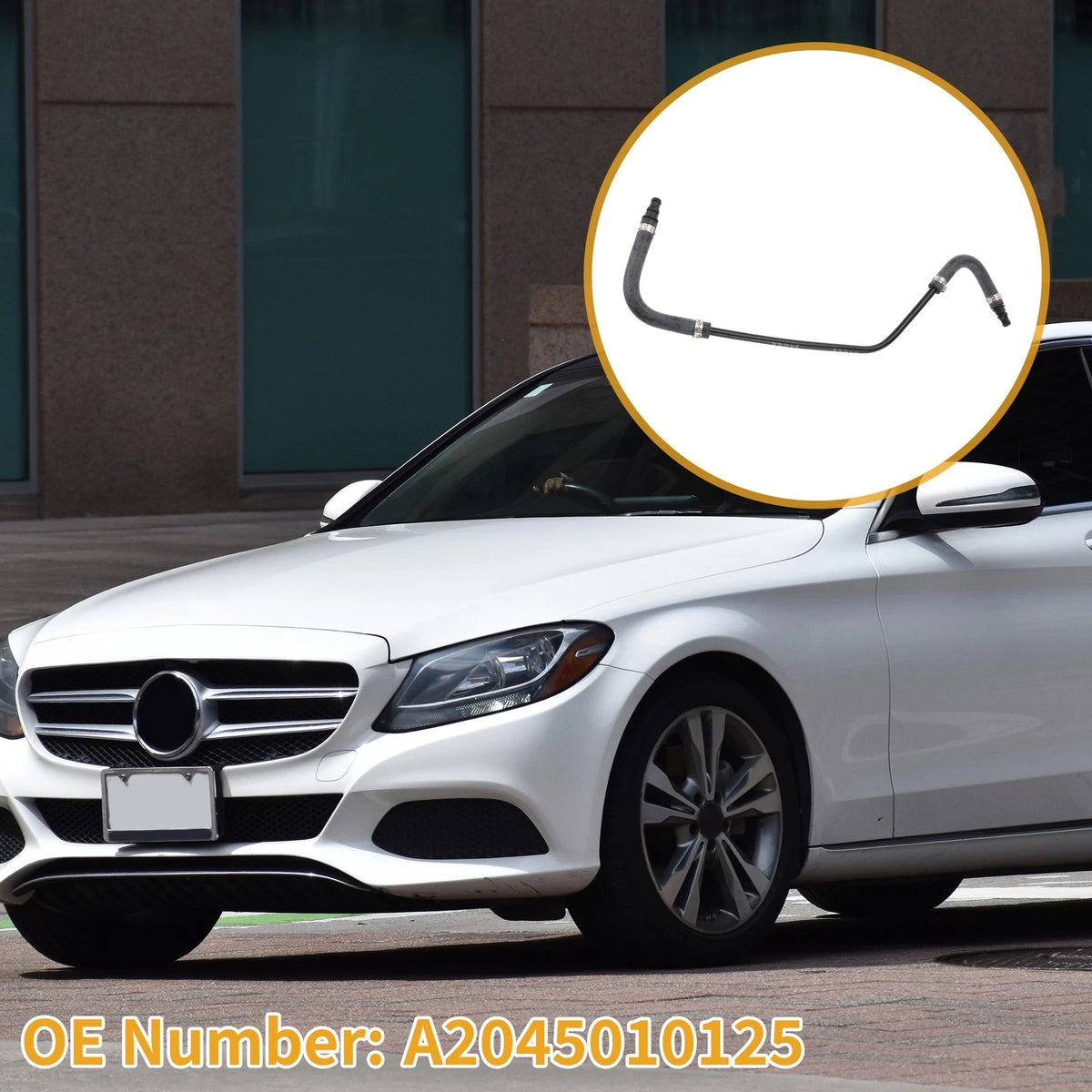 Expansion Tank Breather Vent Pipe for Mercedes Benz C-Class W204 (2007-2014)