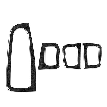 4 Pcs Window Switch Panel Trim for Benz C Class W205/S205 (2015-2021)