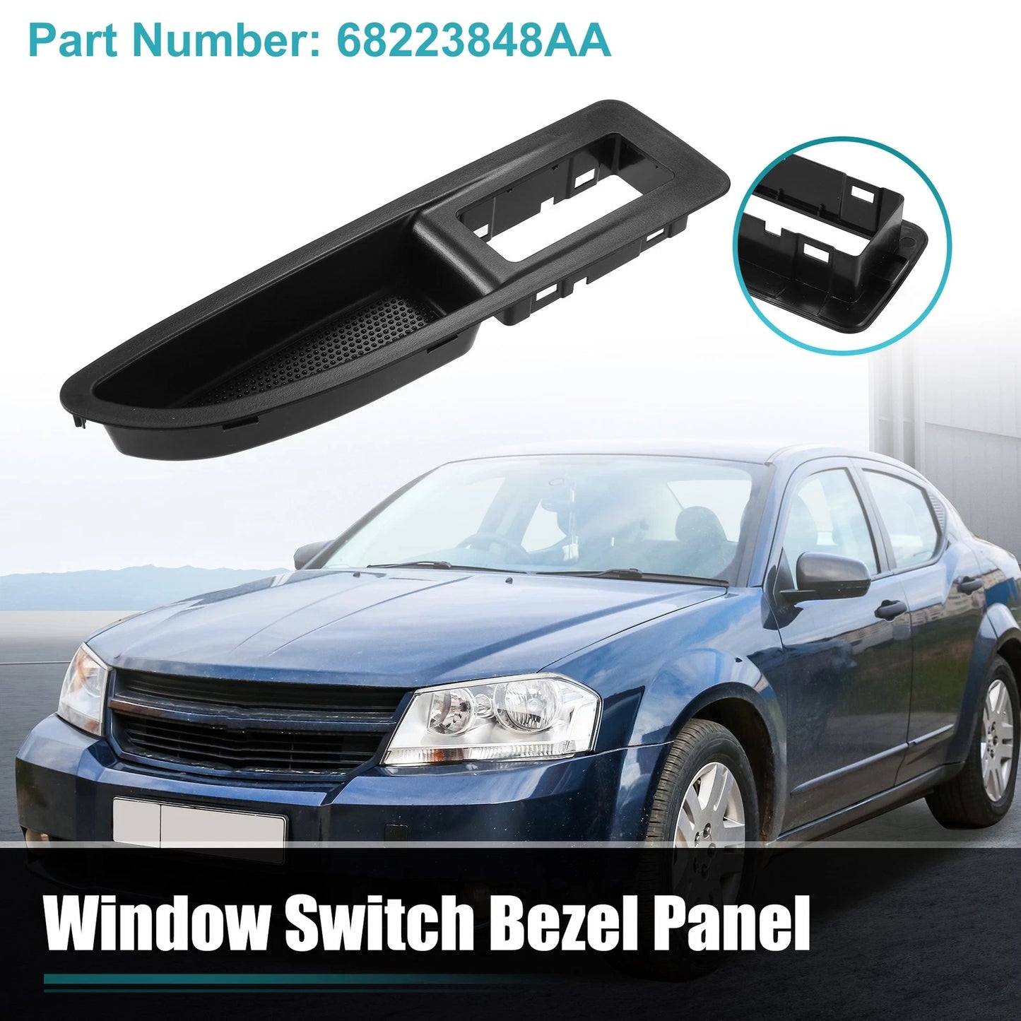 Front Right Door Window Switch Bezel for Dodge Avenger (2011 - 2014)