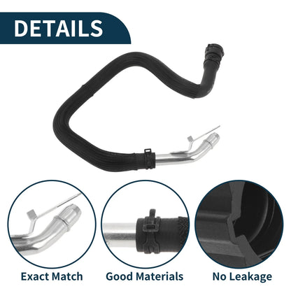 Radiator Hose Heating Water Pipe for Jeep Cherokee (2014-2018) Rubber Metal