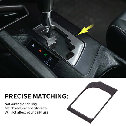 Gear Shift Box Panel Decal Black Carbon Fiber for Toyota Tundra (2014–2021)