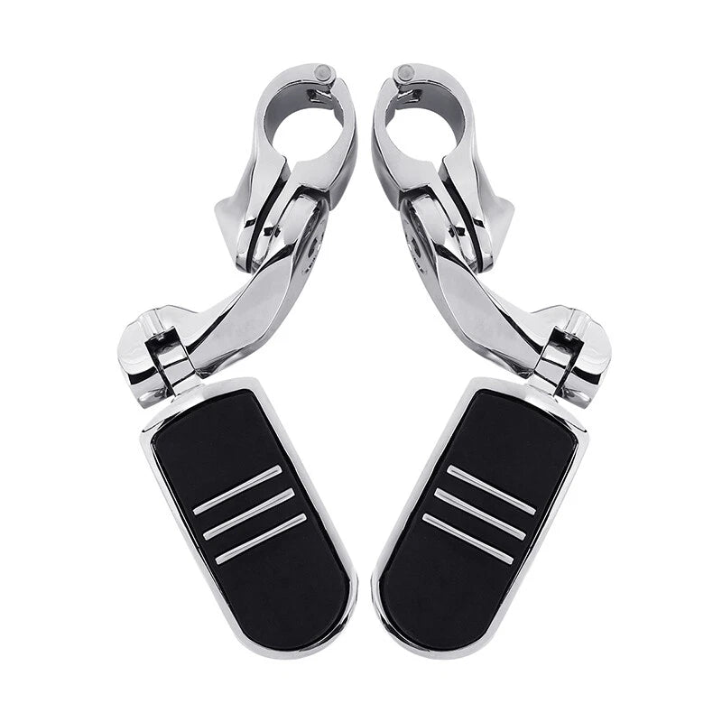 32mm 1.25in Chrome Foot Pegs for Harley