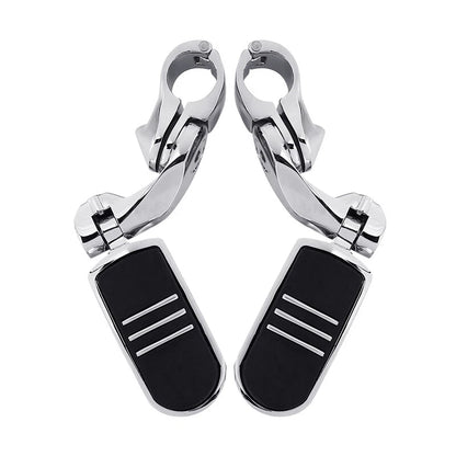 32mm 1.25in Chrome Foot Pegs for Harley