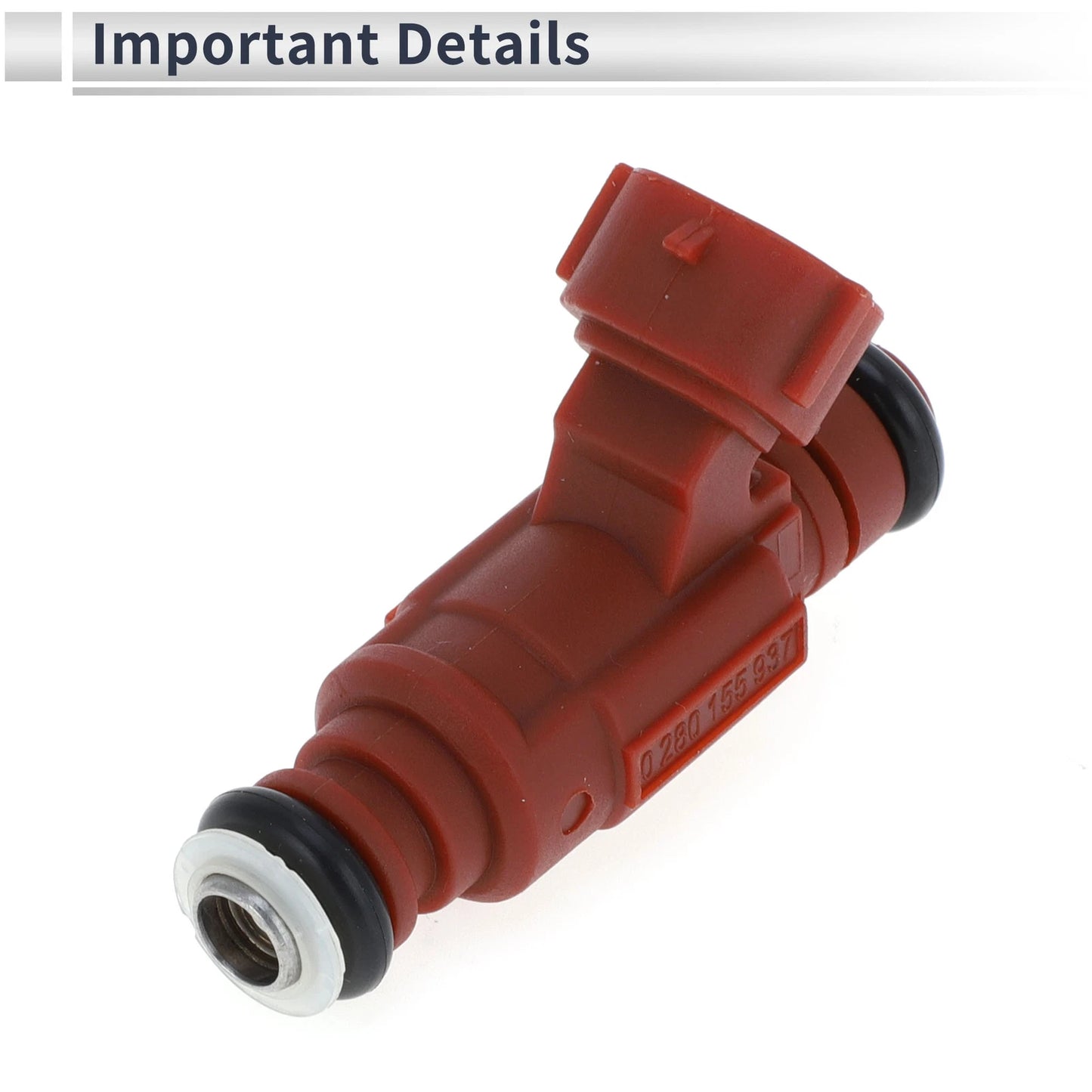 Fuel Injector for Nissan Sentra 1.8 (2000-2002) 1 Pc Wine Red