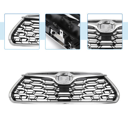 Front Bonnet Bumper Grille for Toyota Highlander (2020-2022)