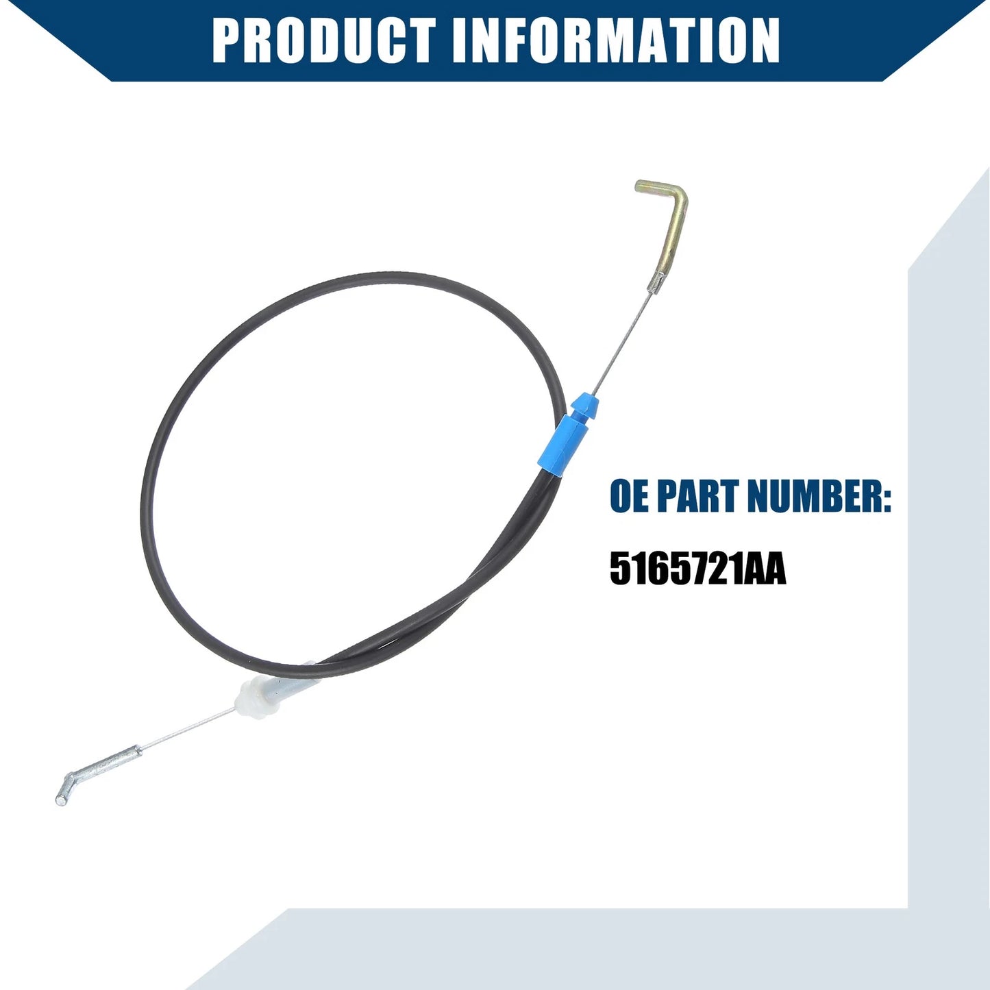 Front Driver Side Door Latch Cable for Dodge RAM 1500/2500/3500
