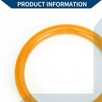 Portable Anti-Theft Bicycle Lock Mini Ring Cable 46cm for Bike - Orange