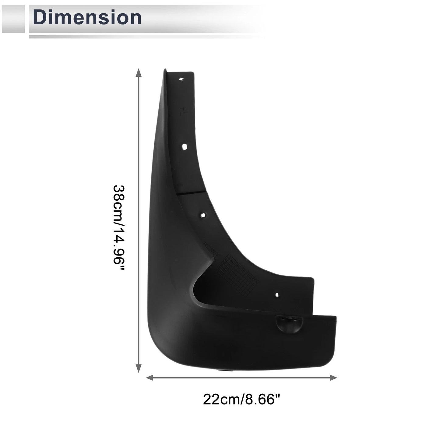 Mud Flaps Splash Guards for Mazda CX-7 (2007-2012)