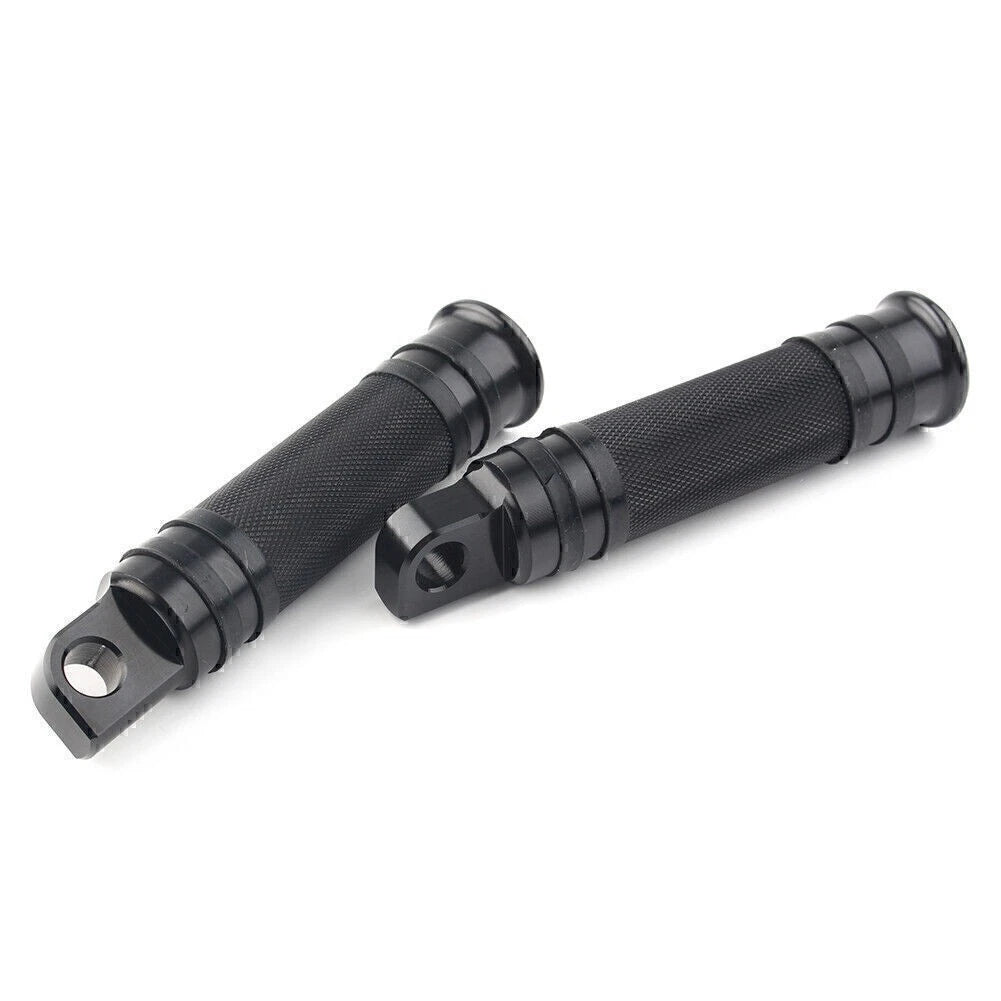 Aluminum Male Mount Footpeg Pegs for Harley Davidson  -  Black